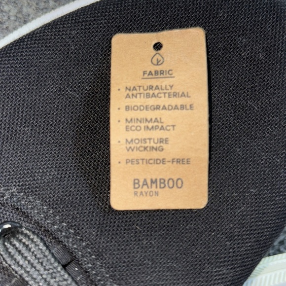 * ARDENE BLACK LACE UP CANVAS CASUAL BAMBOO RAYON SNEAKERS SIZE 9 NEW WITH TAGS - Picture 3 of 4